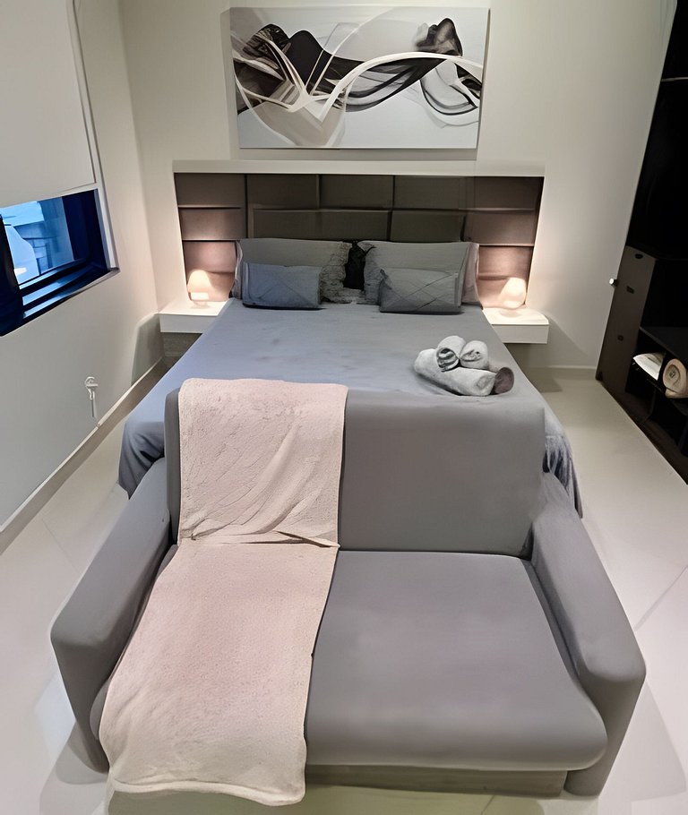UNU Loft Tatuapé: Wi-fi, academia, piscina e+