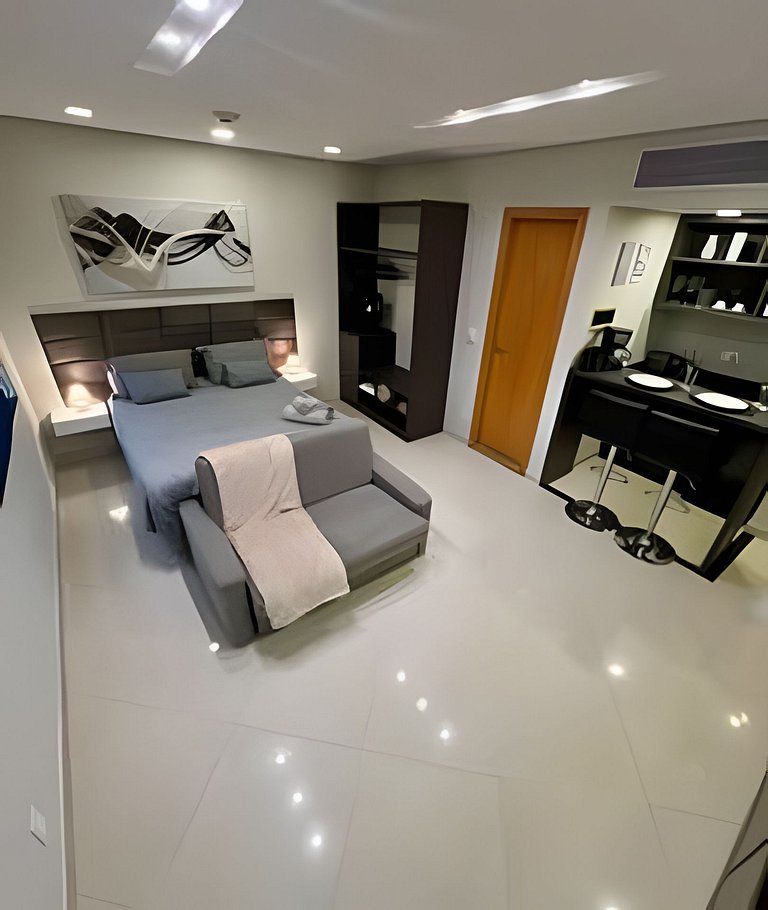 UNU Loft Tatuapé: Wi-fi, academia, piscina e+