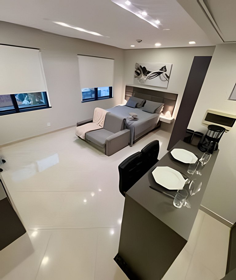 UNU Loft Tatuapé: Wi-fi, academia, piscina e+