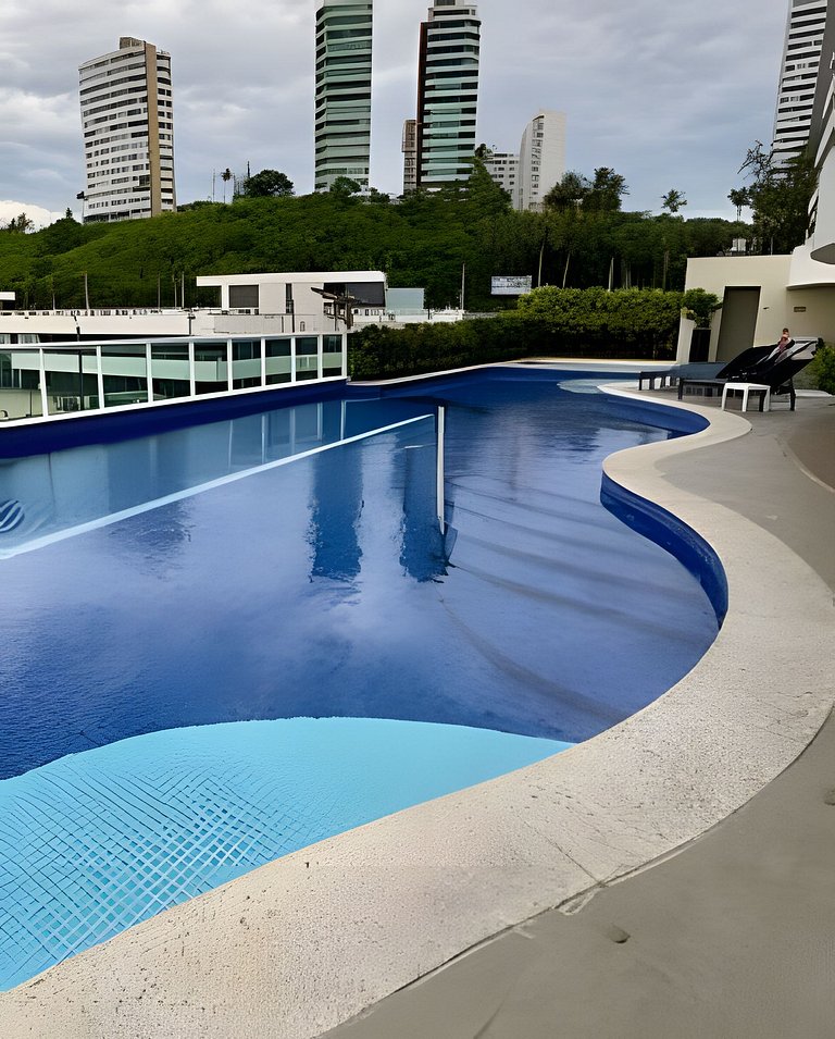 UNU Costa Espanha Ondina: Vista mar, pisc., acad.+