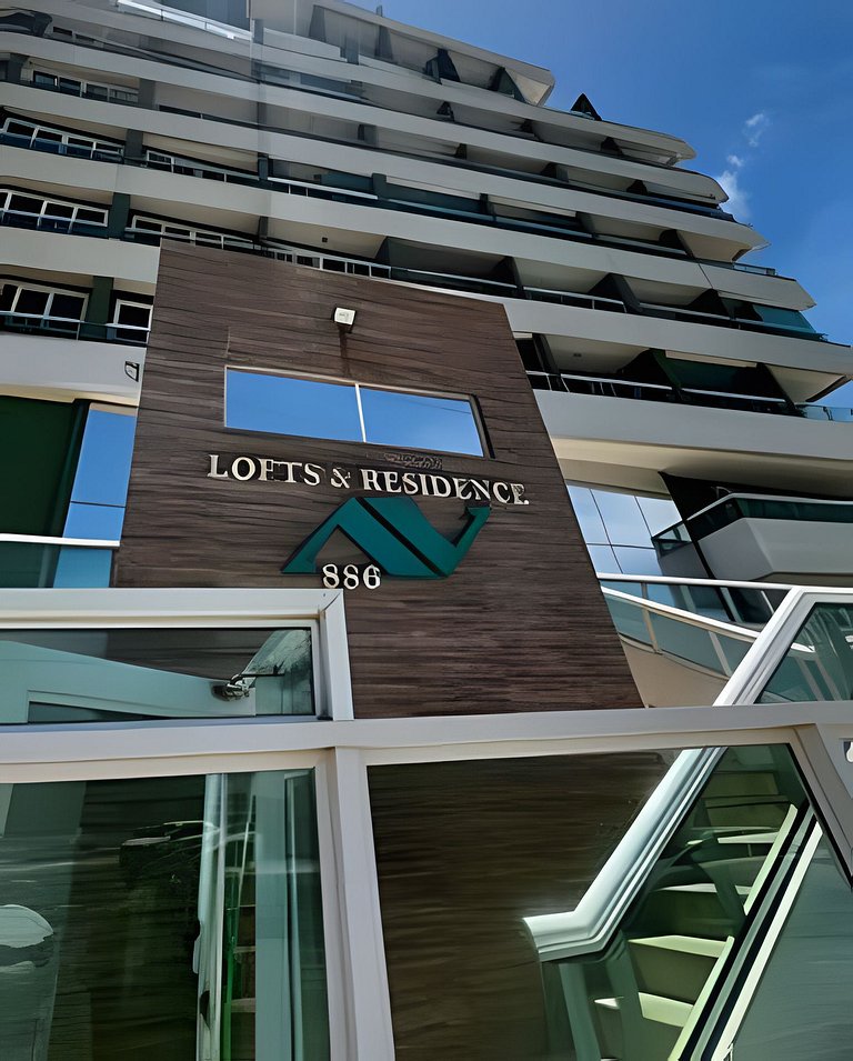UNU Studio Armação; Frente/Vista mar, piscina e +