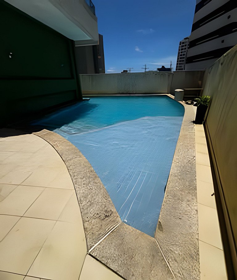 UNU Studio Armação; Frente/Vista mar, piscina e +