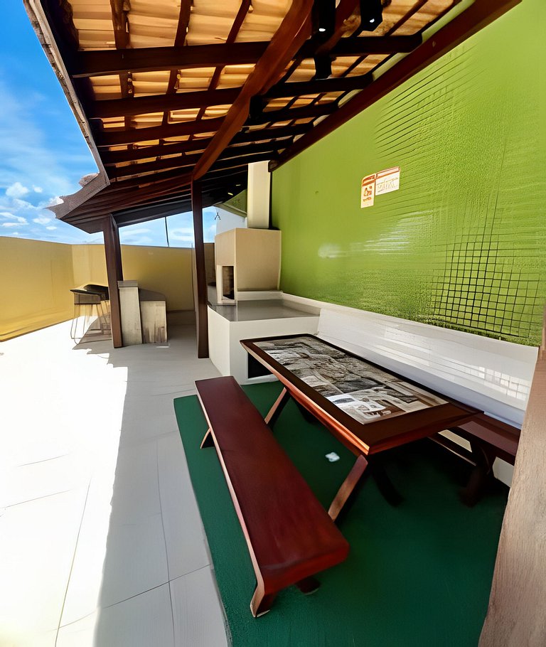 UNU Studio Armação; Frente/Vista mar, piscina e +