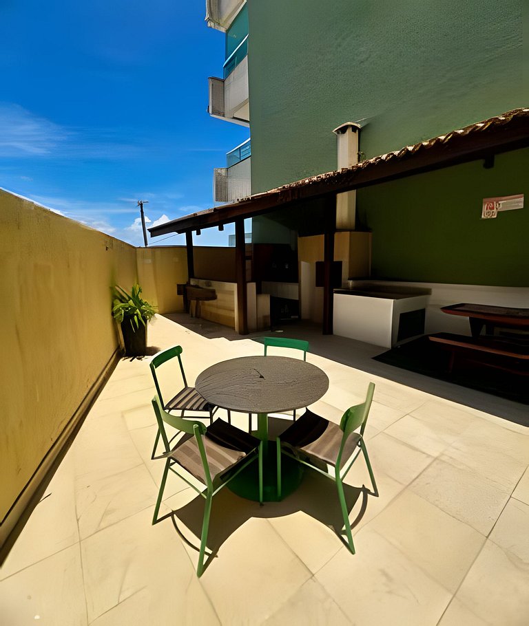 UNU Studio Armação; Frente/Vista mar, piscina e +
