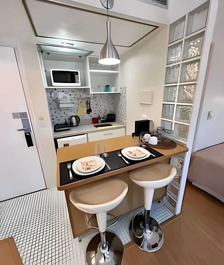 UNU 1503 Tatuapé: Wi-fi, camareira, piscina e+