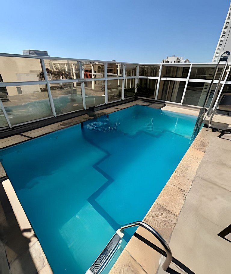 UNU 1503 Tatuapé: Wi-fi, camareira, piscina e+