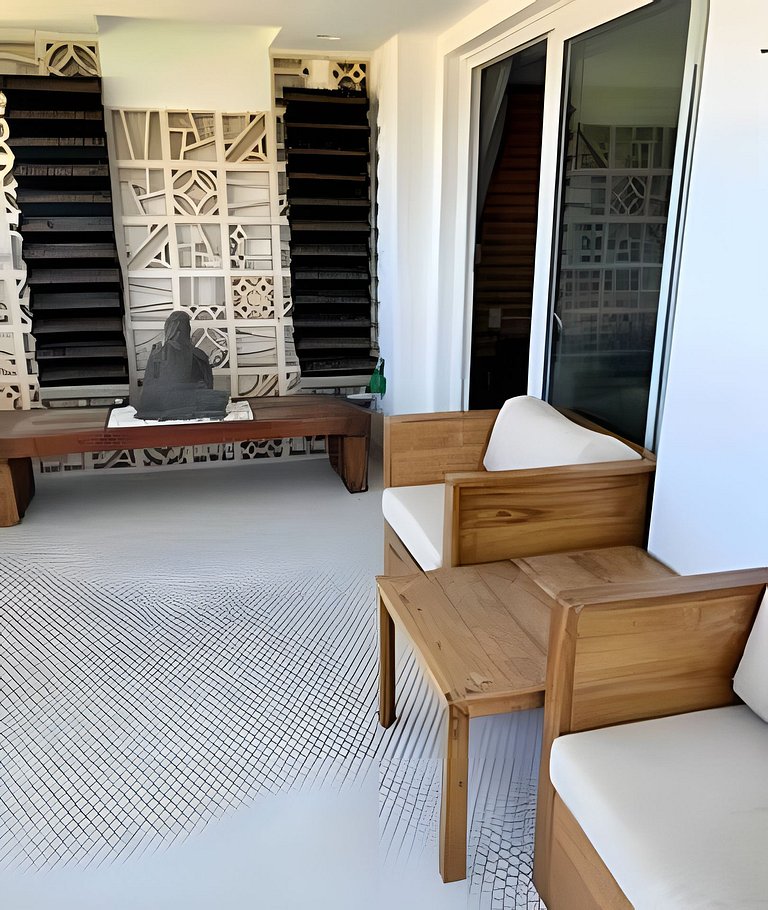 UNU 601 Armação: Frente/Vista Mar, Piscina, WiFi +