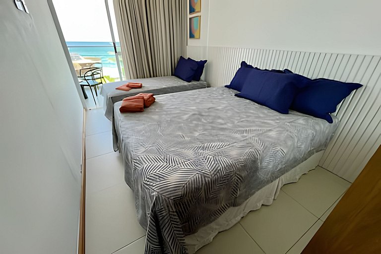 UNU 205 Barra: Frente/Vista Mar, Piscina, Wi-Fi e+