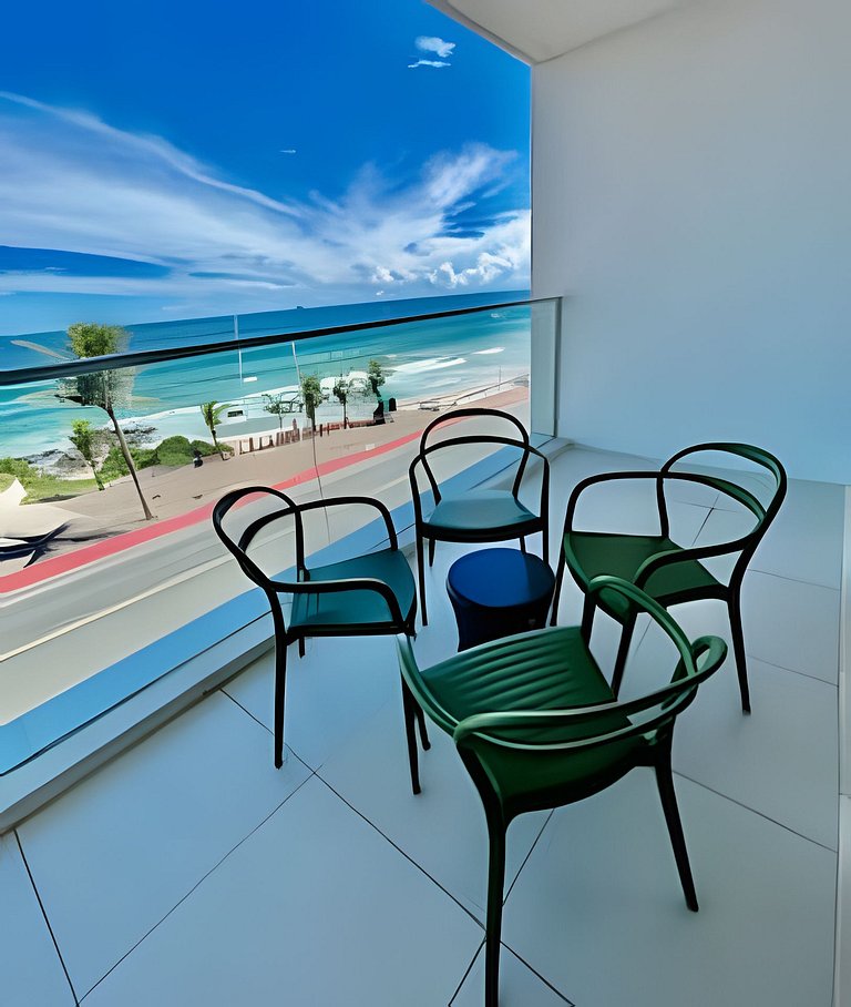 UNU 205 Barra: Frente/Vista Mar, Piscina, Wi-Fi e+