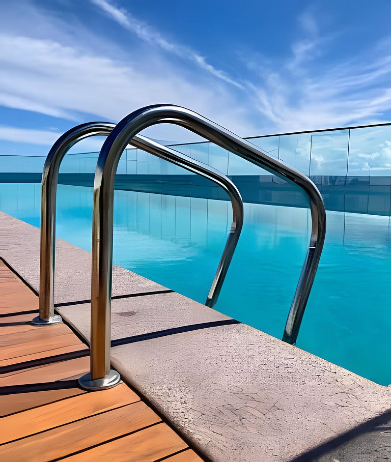 UNU 205 Barra: Frente/Vista Mar, Piscina, Wi-Fi e+