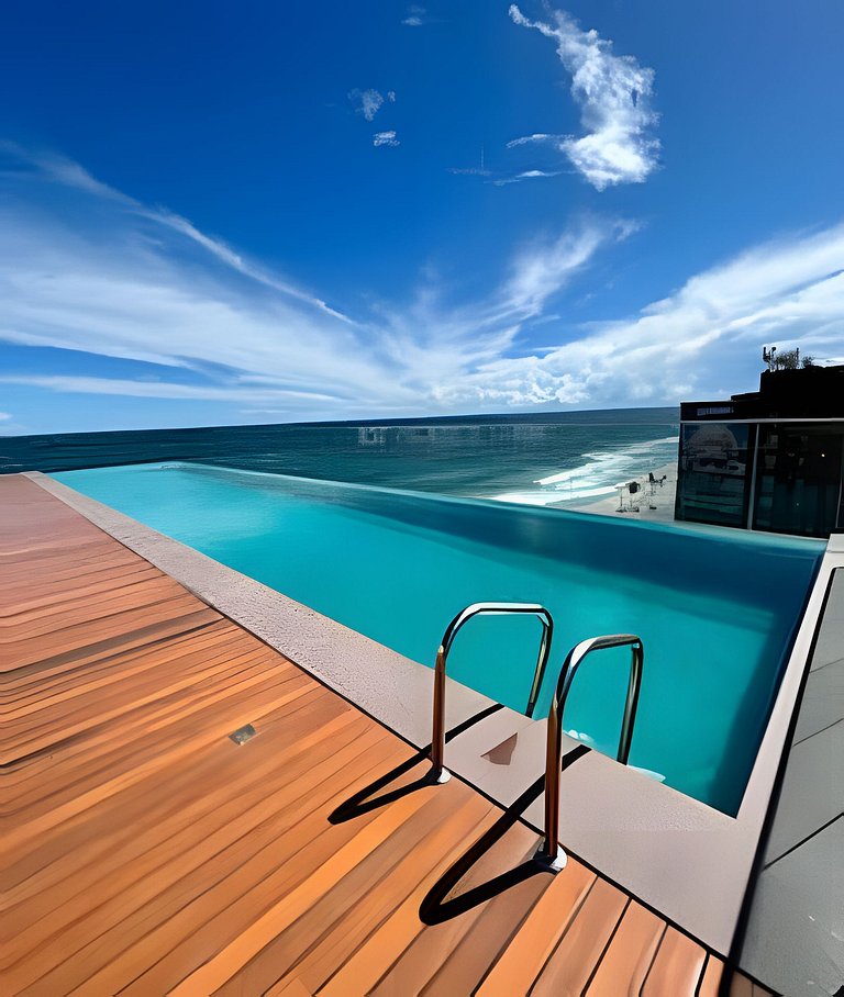 UNU 205 Barra: Frente/Vista Mar, Piscina, Wi-Fi e+