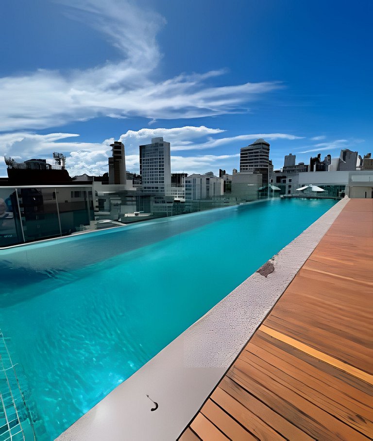 UNU 205 Barra: Frente/Vista Mar, Piscina, Wi-Fi e+