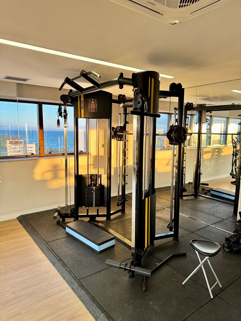 UNU 602 Itapuã: piscina, academia, praia e+