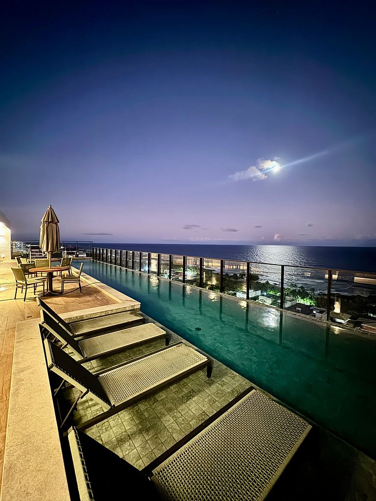 UNU 602 Itapuã: piscina, academia, praia e+