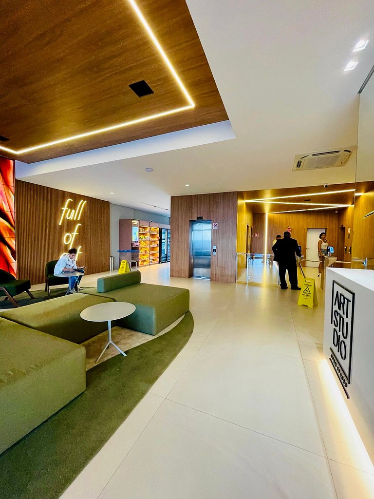 UNU Art Studio Armação: piscina, academia, e +