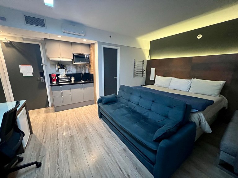 UNU Loft Ibirapuera: piscina, academia, e +.