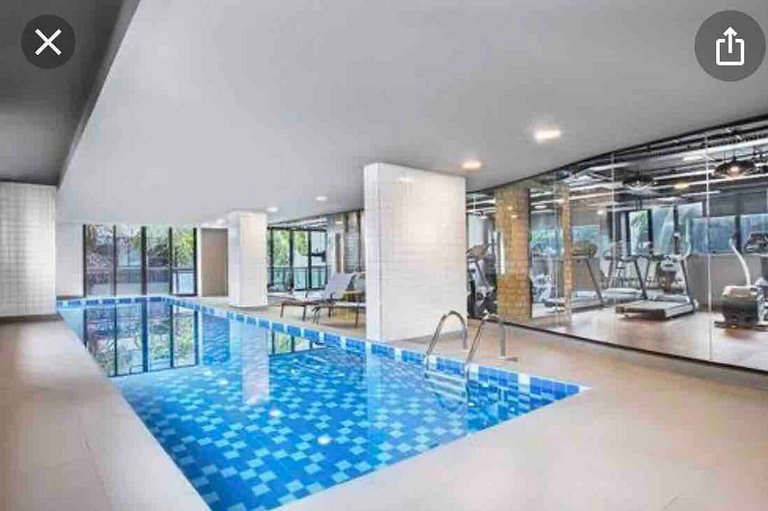 UNU Loft Ibirapuera: piscina, academia, e +.