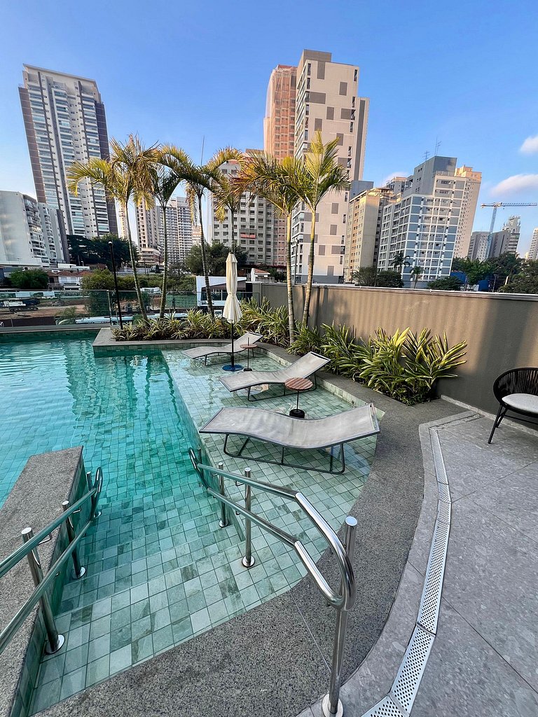 UNU 802 Haus Brooklin - piscina, gym, metrô e +