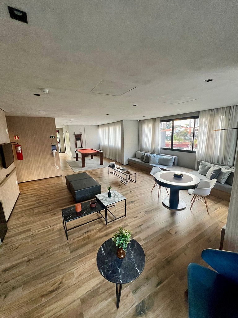 UNU 802 Haus Brooklin - piscina, gym, metrô e +