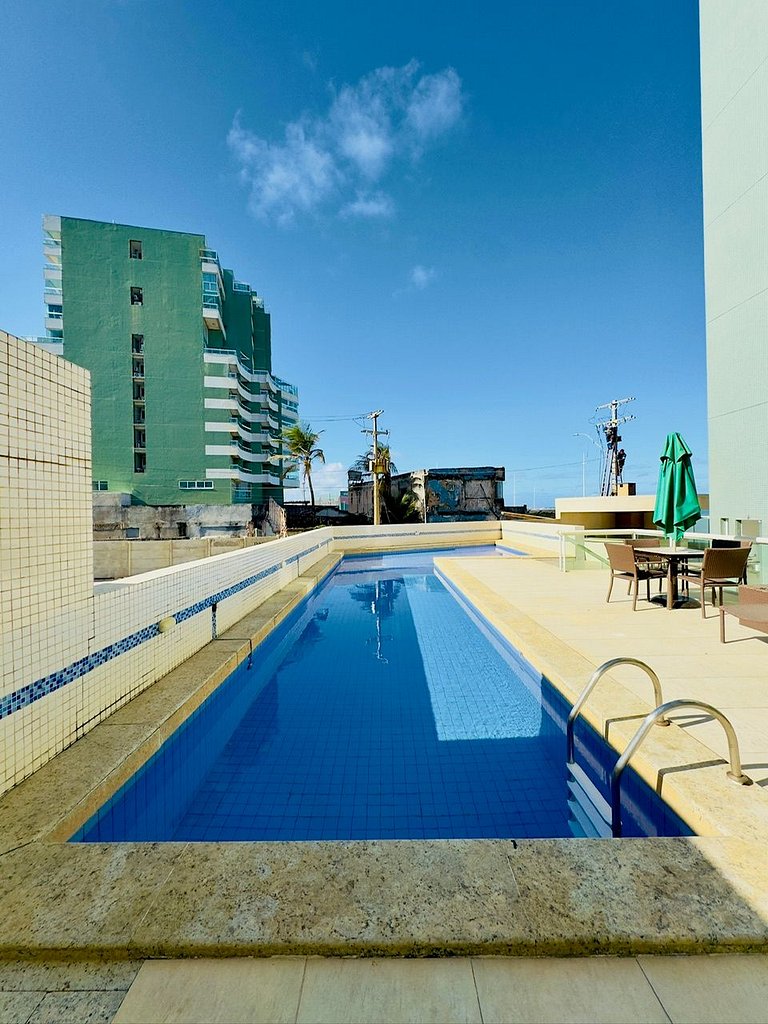 UNU 503 Armação: Piscina, academia, vista mar e +