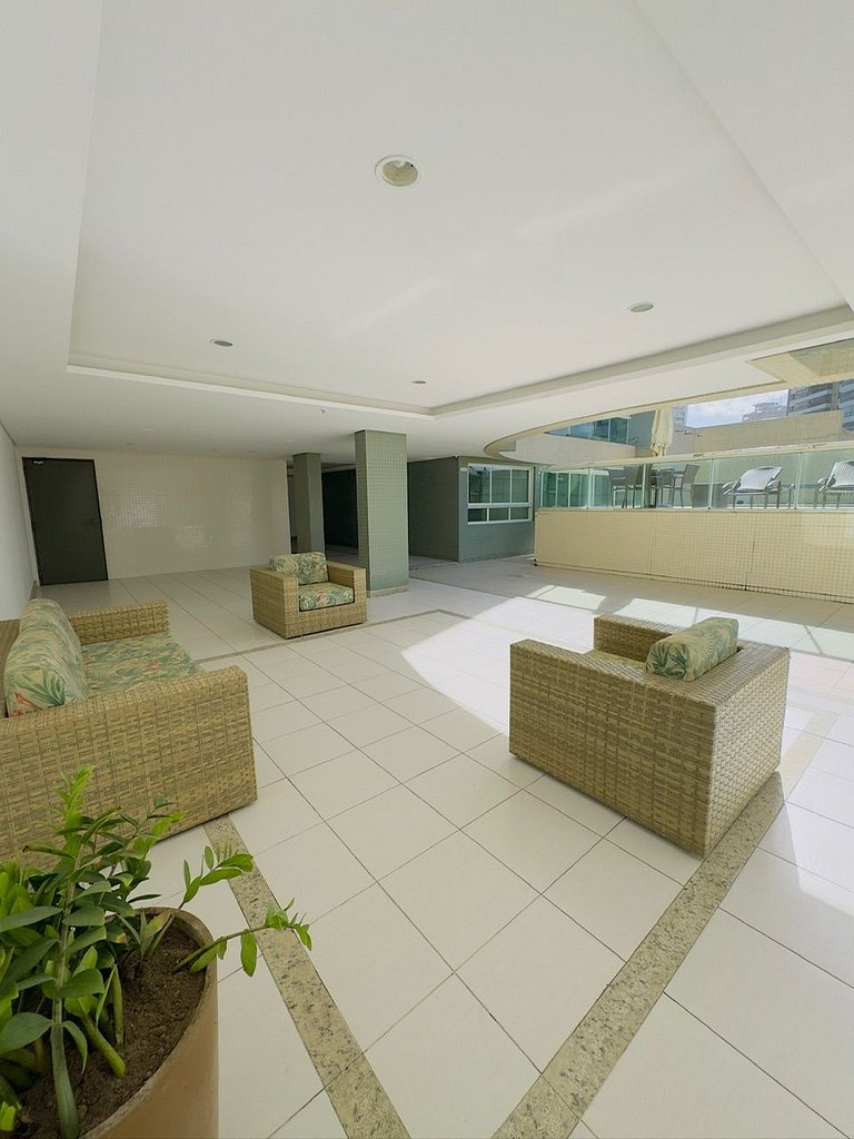 UNU 503 Armação: Piscina, academia, vista mar e +