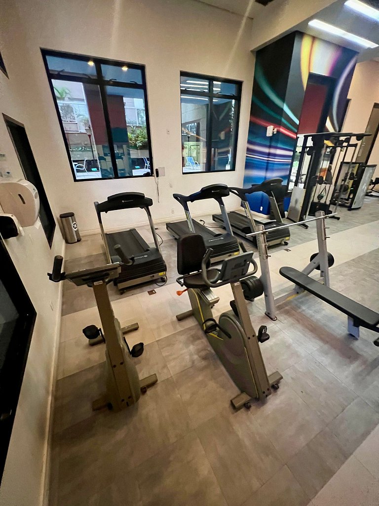UNU 1503D Loft Moema: piscina, academia e +