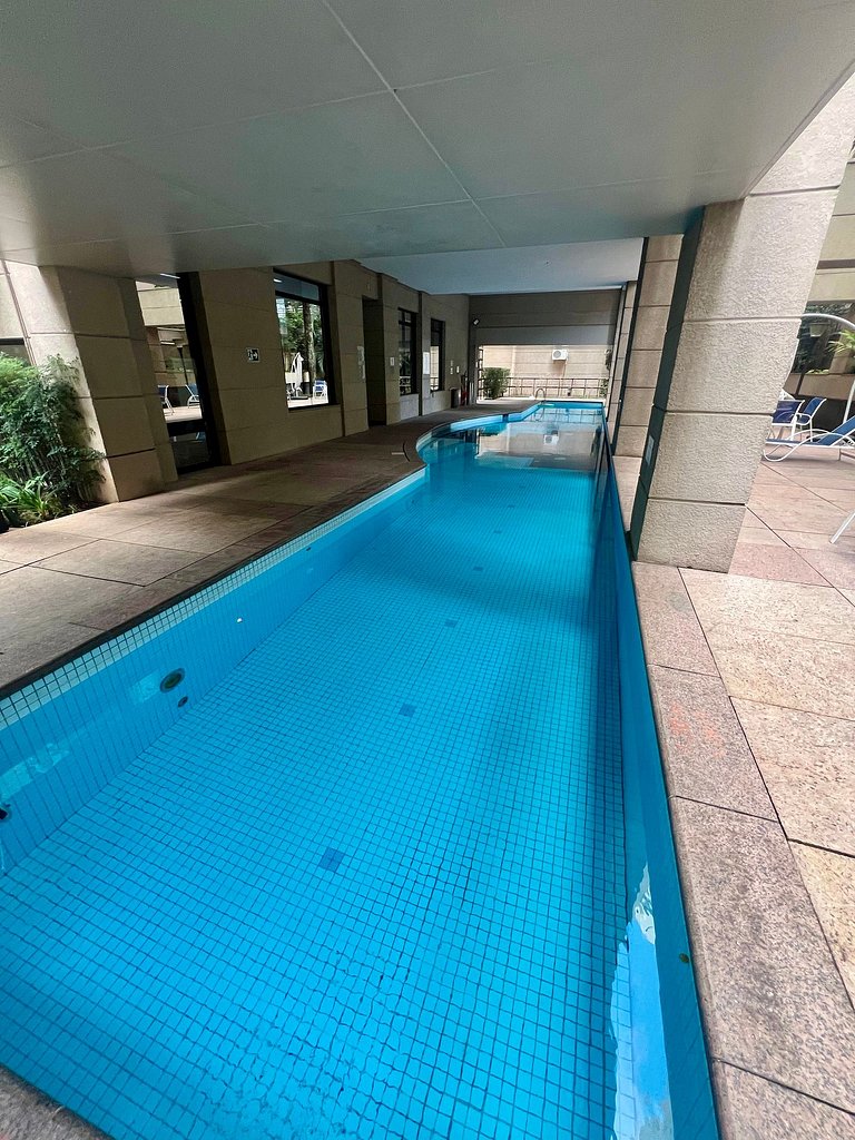 UNU 001 Loft Moema: piscina, academia e +