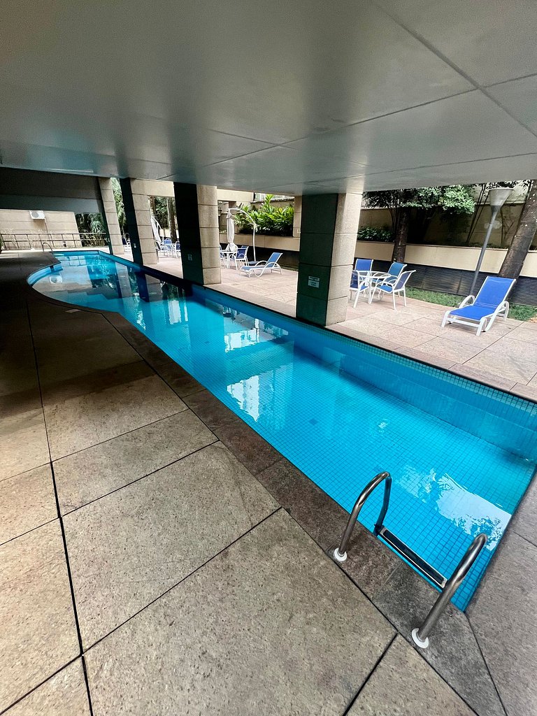 UNU 1503D Loft Moema: piscina, academia e +
