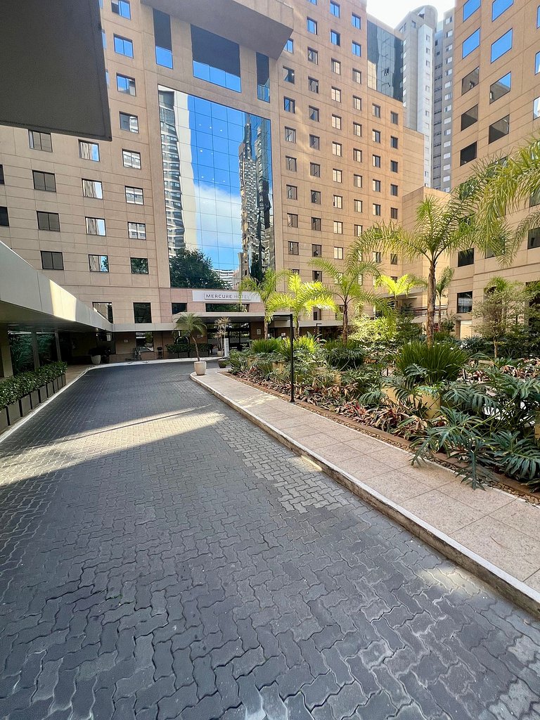UNU 1503D Loft Moema: piscina, academia e +