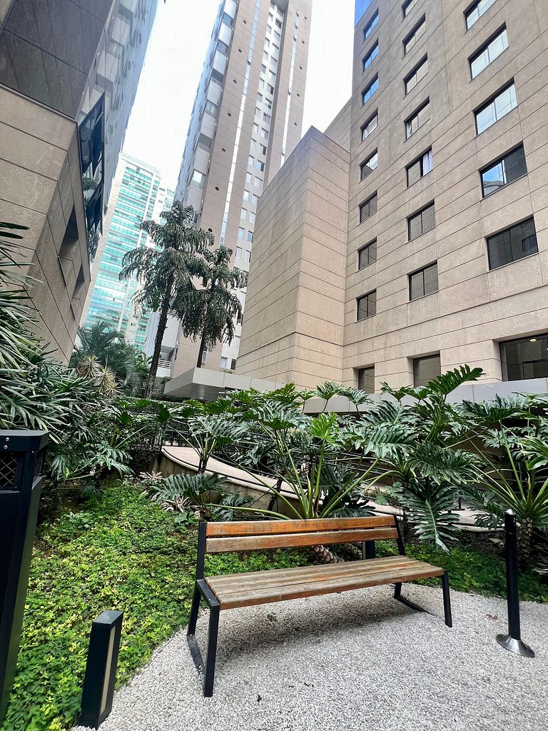 UNU 001 Loft Moema: piscina, academia e +