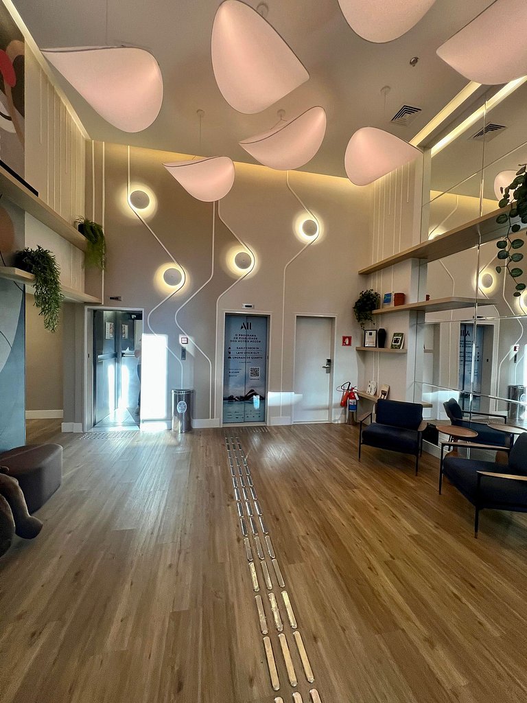 UNU 001 Loft Moema: piscina, academia e +