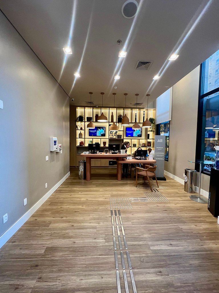 UNU 001 Loft Moema: piscina, academia e +