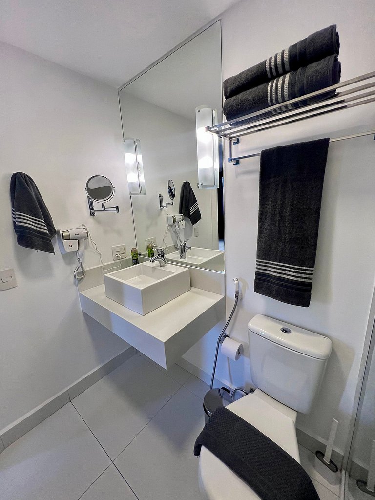 UNU 1503D Loft Moema: piscina, academia e +