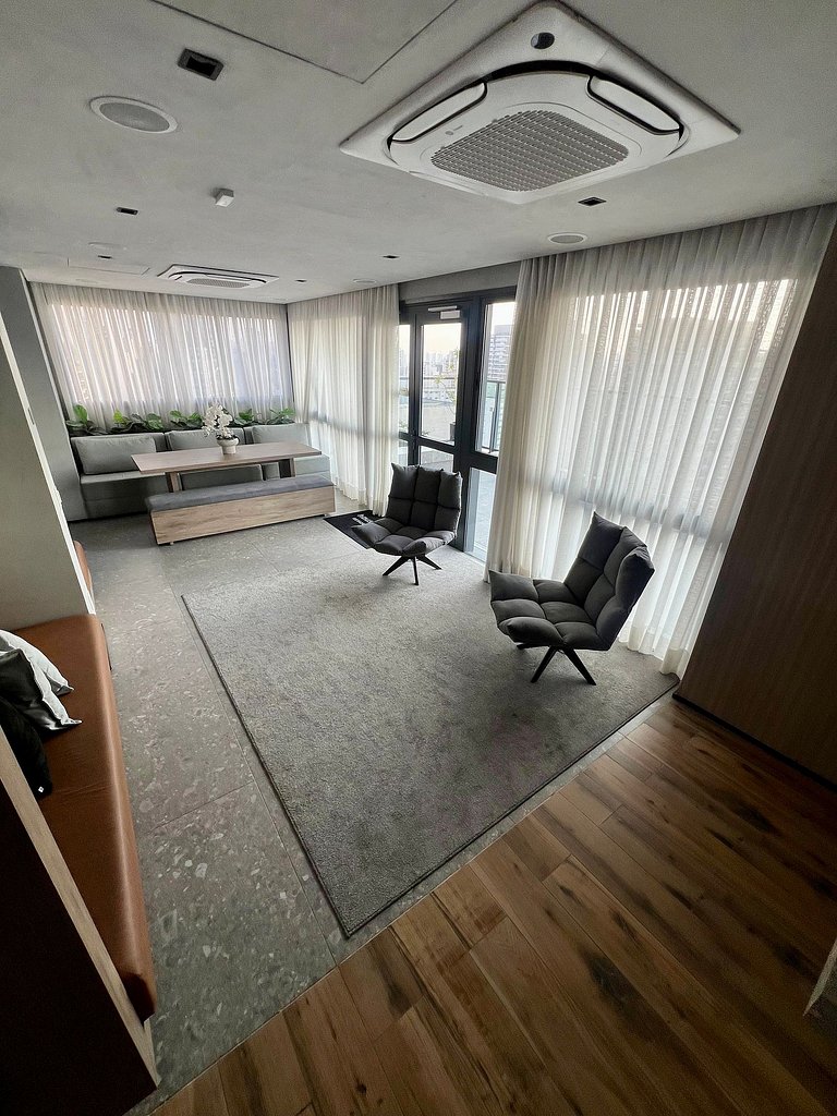 UNU 709 Haus Brooklin - piscina, gym, metrô e +