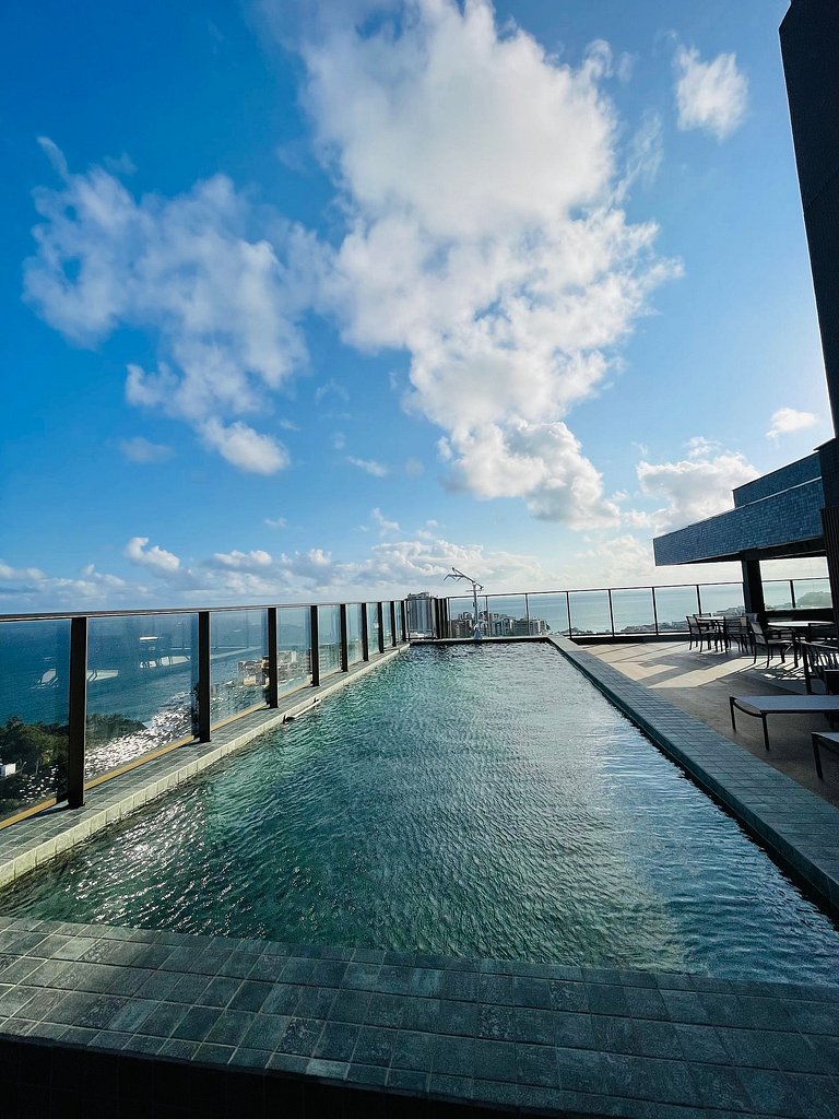 UNU 405 Rio Vermelho Conceito: piscina, academia +