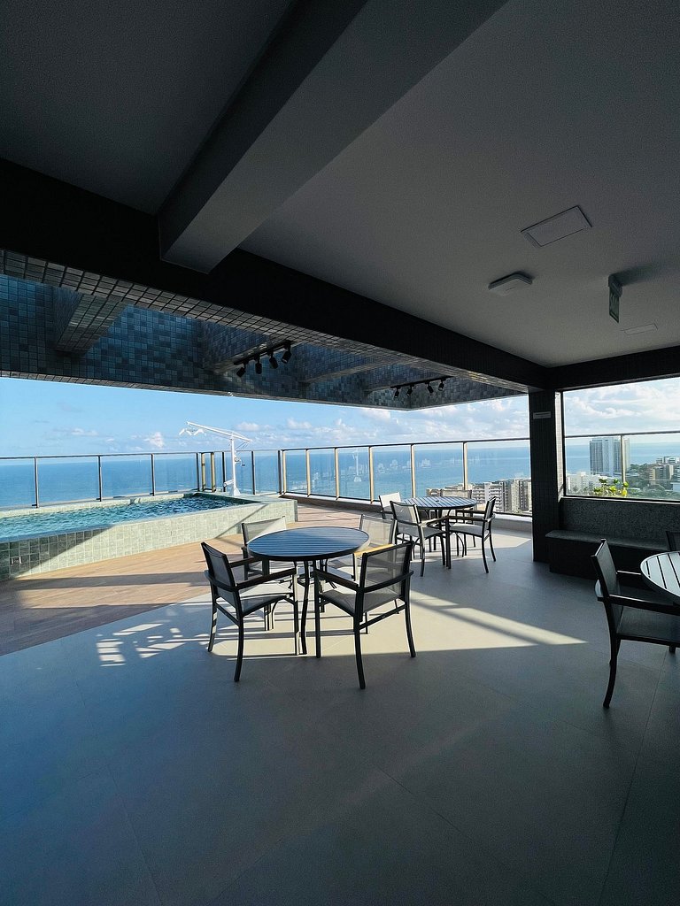 UNU 405 Rio Vermelho Conceito: piscina, academia +