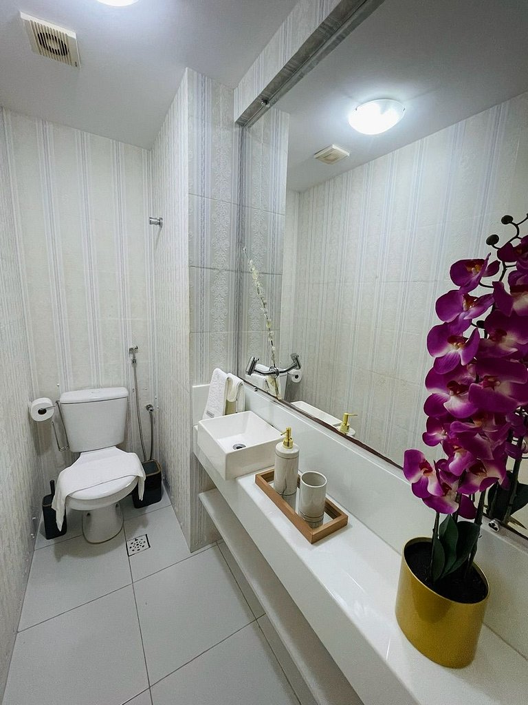 UNU 703 Duplex: Vista mar, piscina, C. Convenções