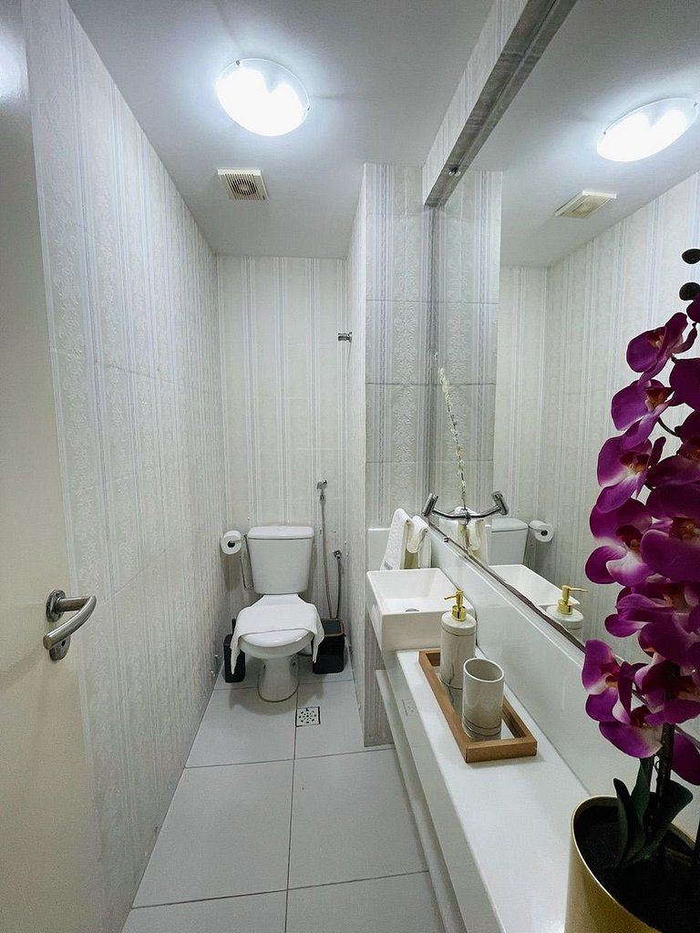 UNU 703 Duplex: Vista mar, piscina, C. Convenções