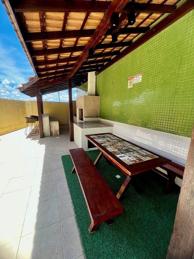 UNU 703 Duplex: Vista mar, piscina, C. Convenções