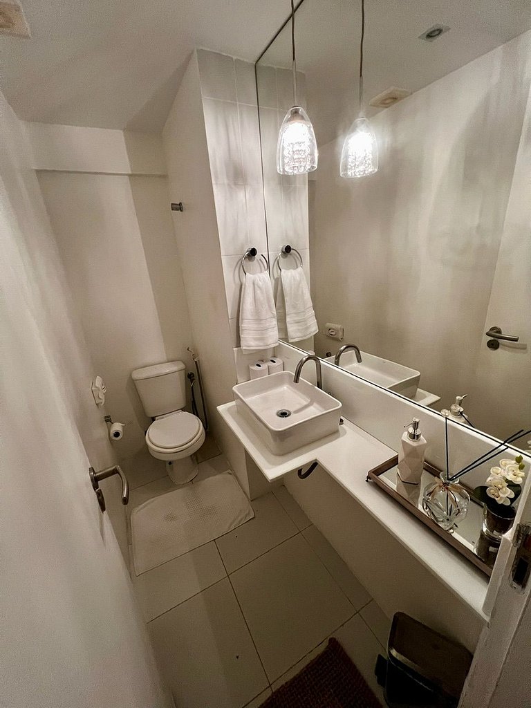 UNU 707 Duplex: Vista mar, piscina, C. Convenções