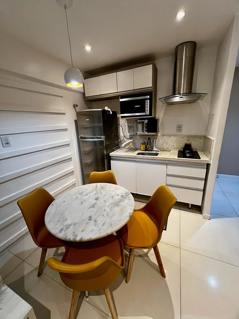 UNU 707 Duplex: Vista mar, piscina, C. Convenções