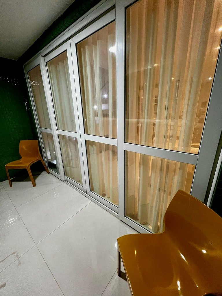 UNU 707 Duplex: Vista mar, piscina, C. Convenções