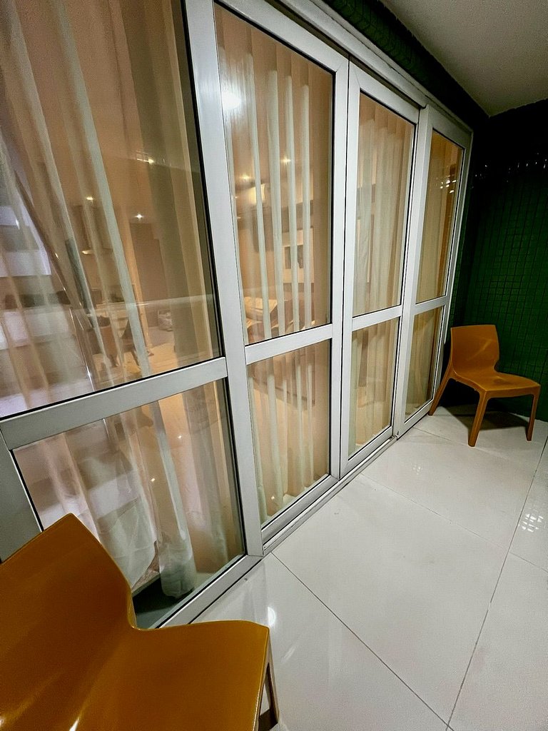 UNU 707 Duplex: Vista mar, piscina, C. Convenções