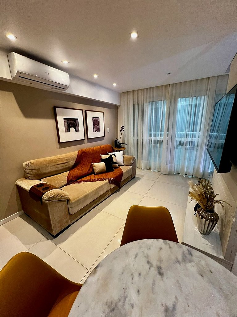 UNU 707 Duplex: Vista mar, piscina, C. Convenções