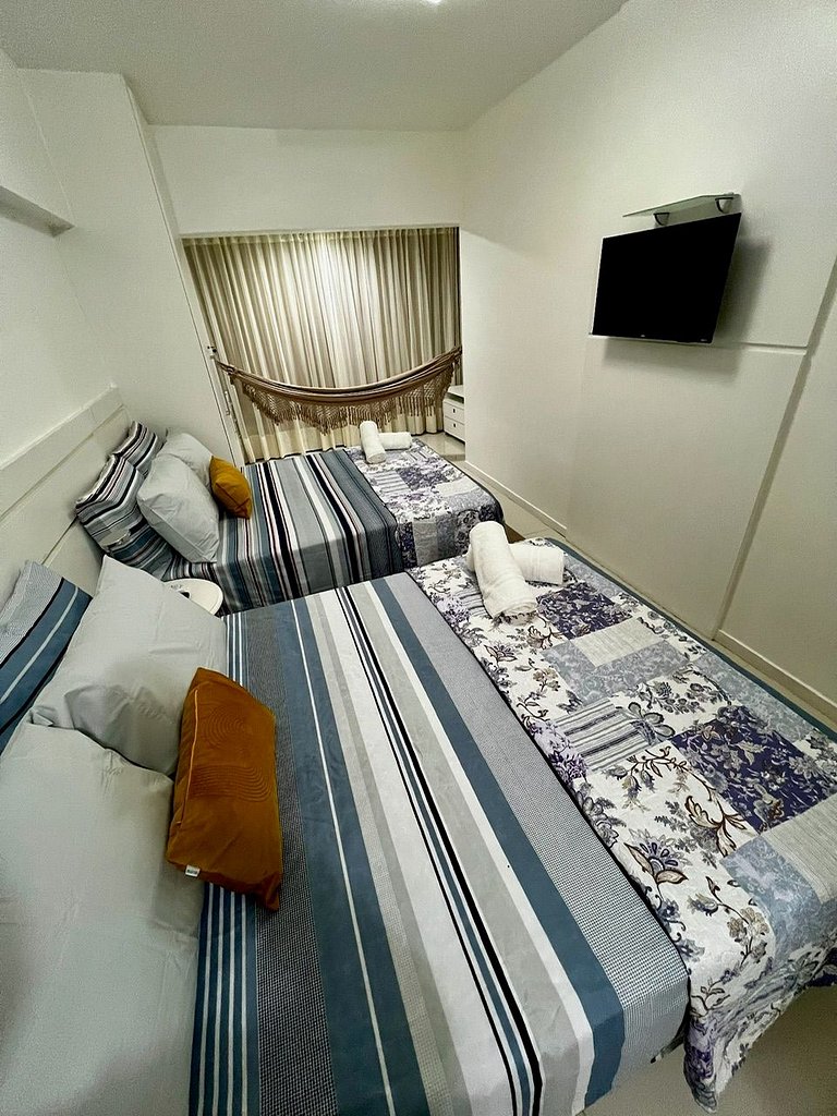 UNU 707 Duplex: Vista mar, piscina, C. Convenções