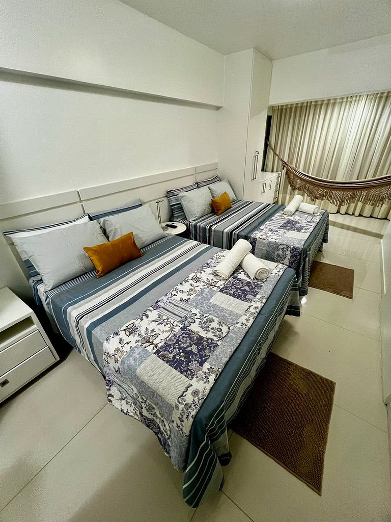 UNU 707 Duplex: Vista mar, piscina, C. Convenções