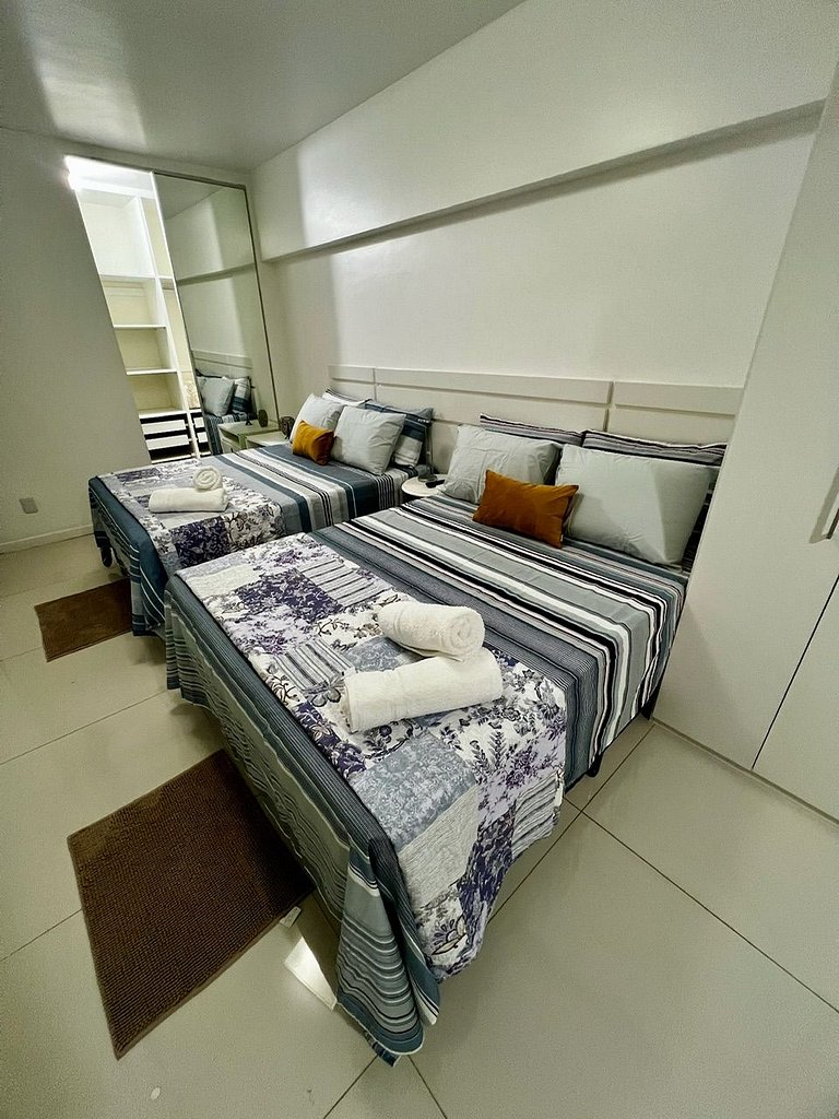 UNU 707 Duplex: Vista mar, piscina, C. Convenções