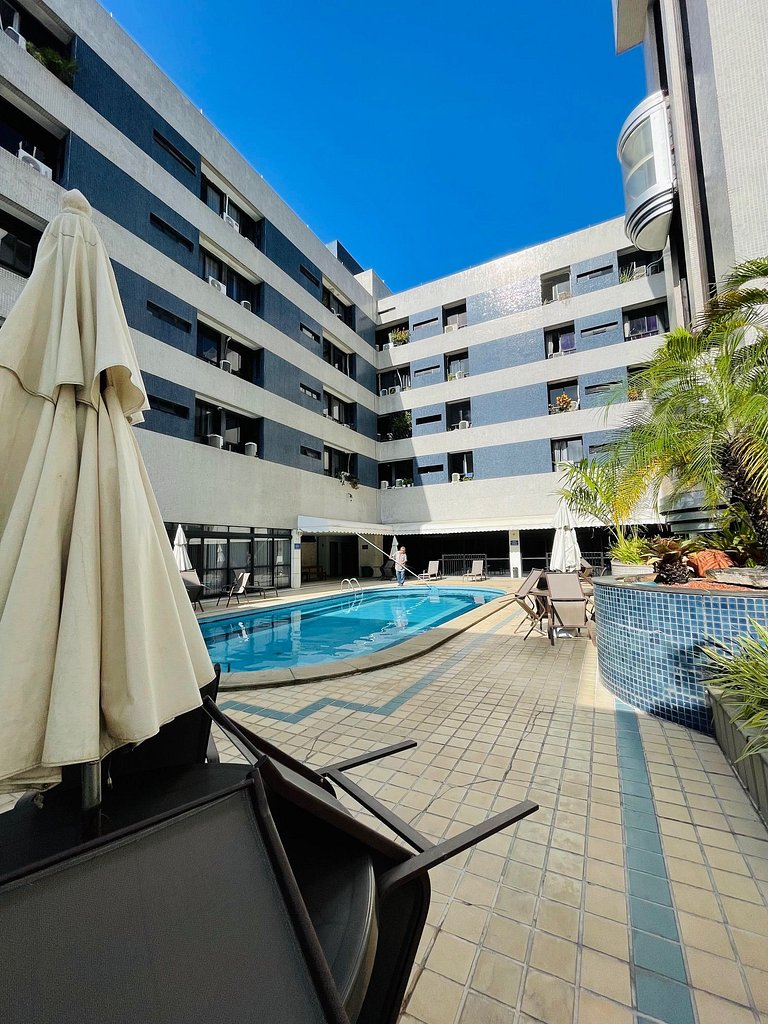 UNU 123 Ondina: 2/4, piscina, academia, vista mar