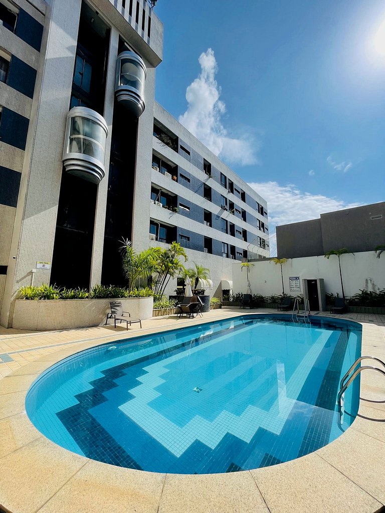 UNU 123 Ondina: 2/4, piscina, academia, vista mar