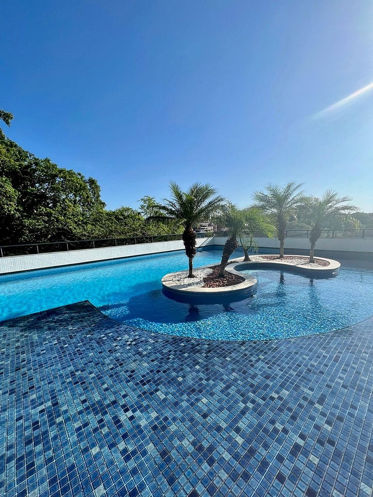 UNU Garibaldi: piscina, academia, vaga e+